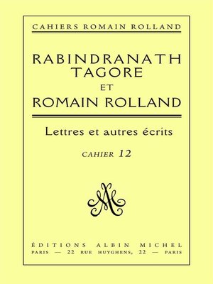 cover image of Rabindranath Tagore et Romain Rolland